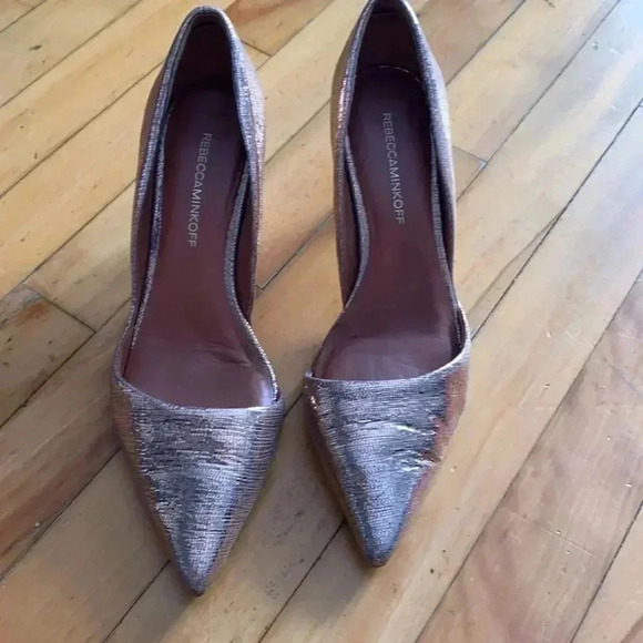 Rebecca  Minkoff shiny heels - Picture 2 of 9